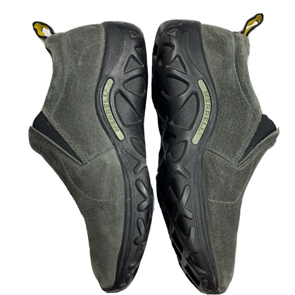 Merrell Comfort Shoes Jungle Moc Slip on Green Suede US Youth 5 Womens US 5.5M - Picture 4 of 12
